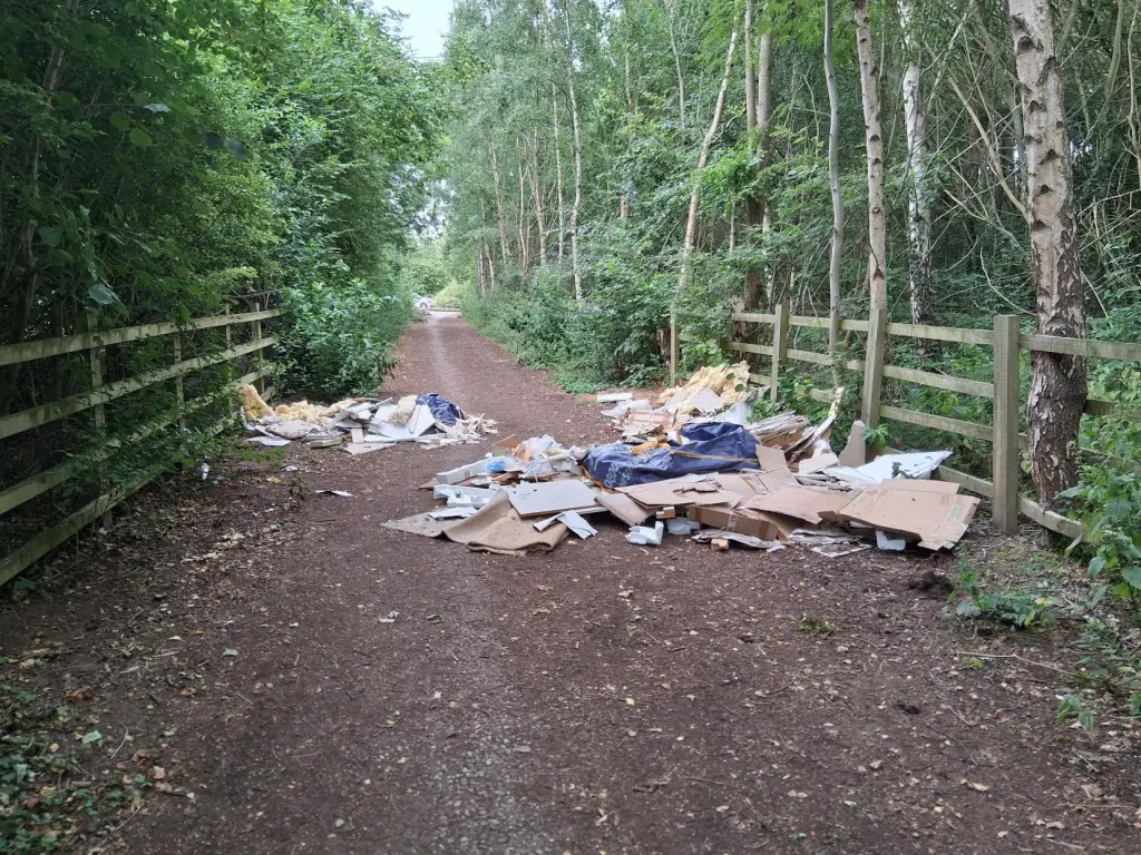 Vehicle access allowed our team to load the waste directly from the track.