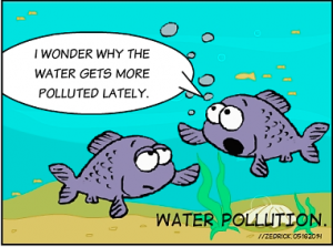 waste in the ocean