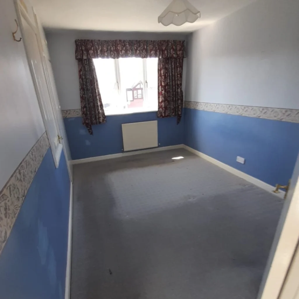 A cleared empty bedroom after a removal service by The Rubbish Removers