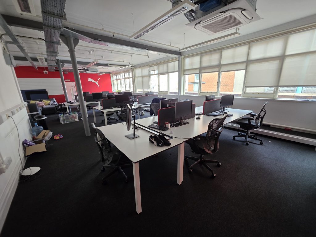 Desks and chairs cleared from a Manchester Office Clearance by The Rubbish Removers