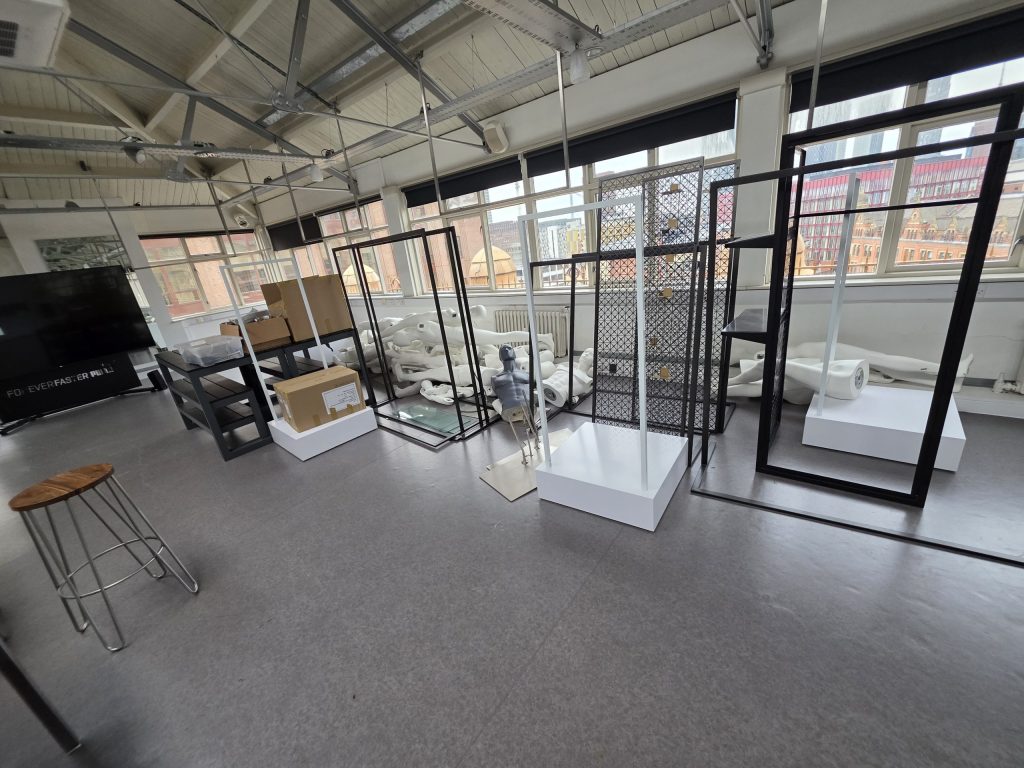 Shop fittings and fixtures cleared from a Manchester Office Clearance by The Rubbish Removers