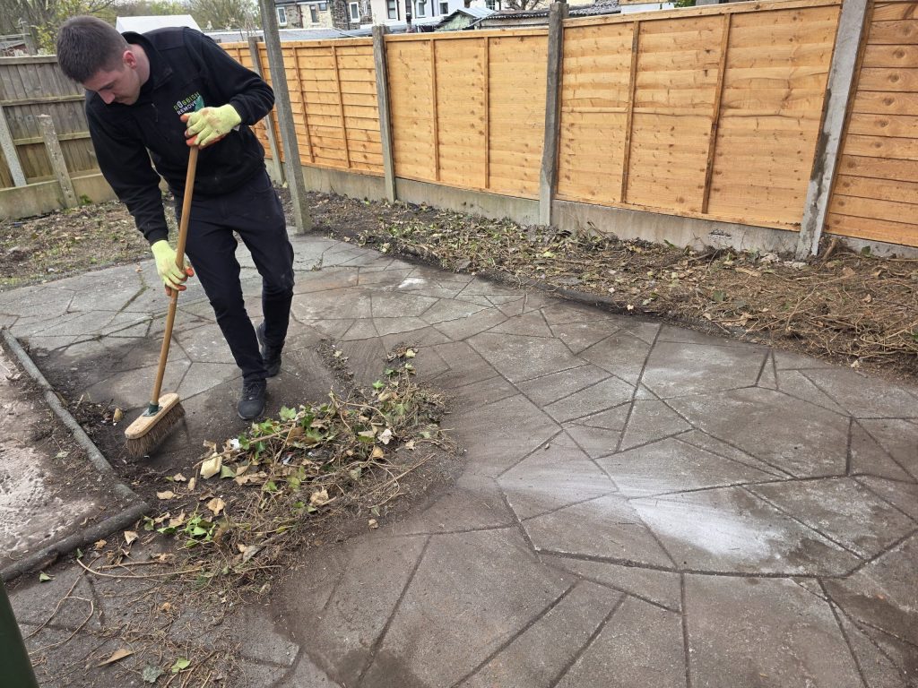 Or teams sweep the area thoroughly on completion of every clearance.