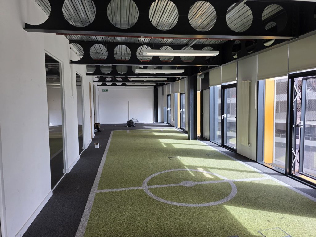 cleared office after office clearance in MediaCity at The Tomorrow Building