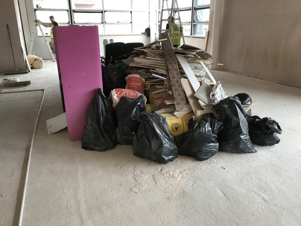 Trade waste from a commercial building that we cleared.
