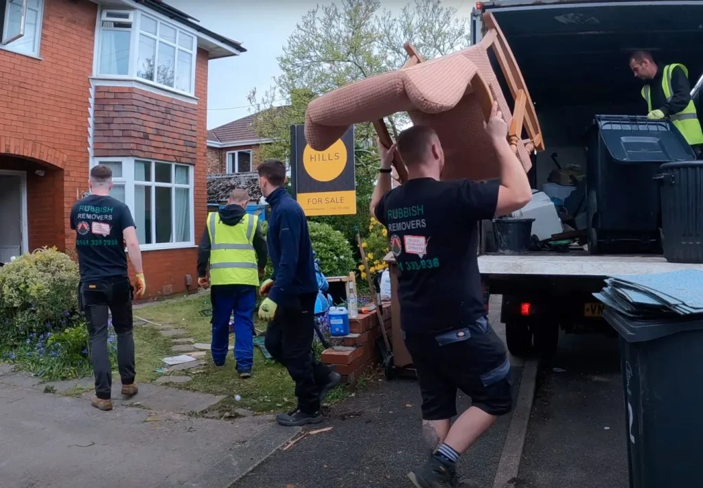 A house clearance service being completed by teams at The Rubbish Removers
