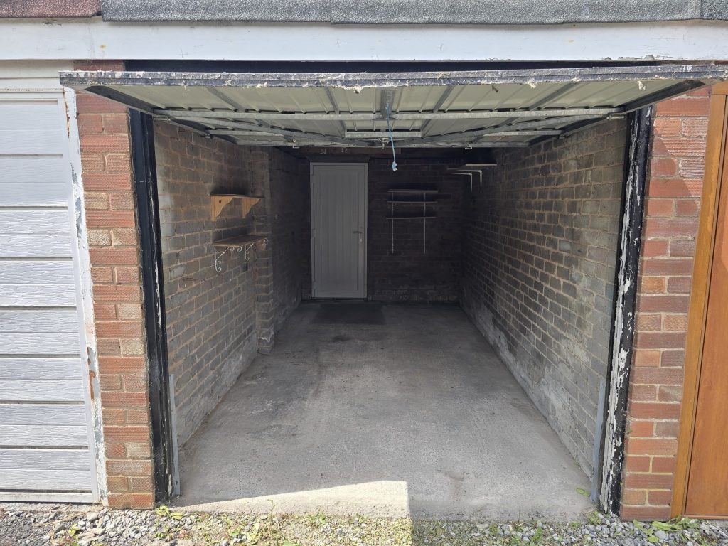 Cleared garage after garage waste removal in Ashton-under-Lyne.